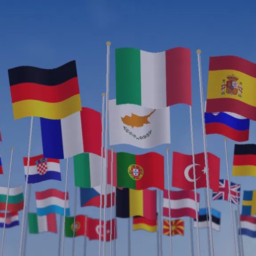 drapeaux pays Erasmus